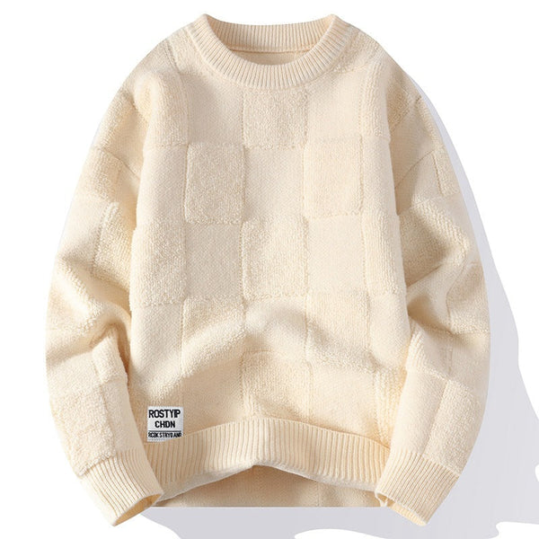 Round Neck Sweater Men