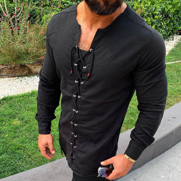 Tether cardigan sports cotton and linen shirt