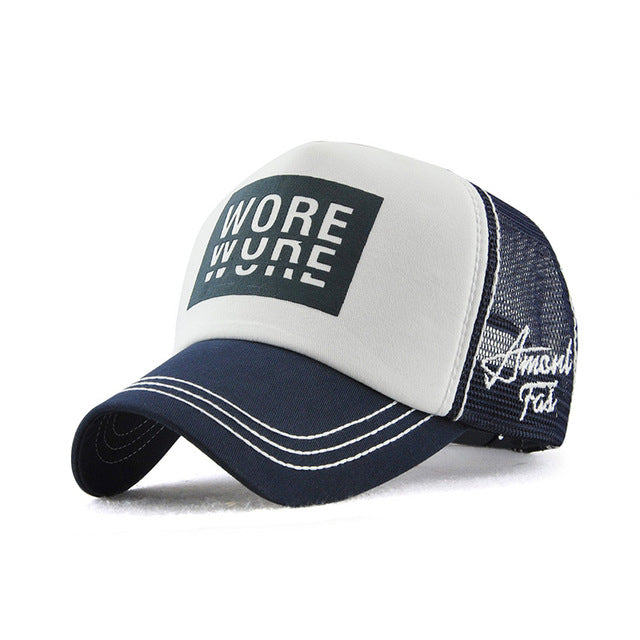Letter Net Baseball Cap