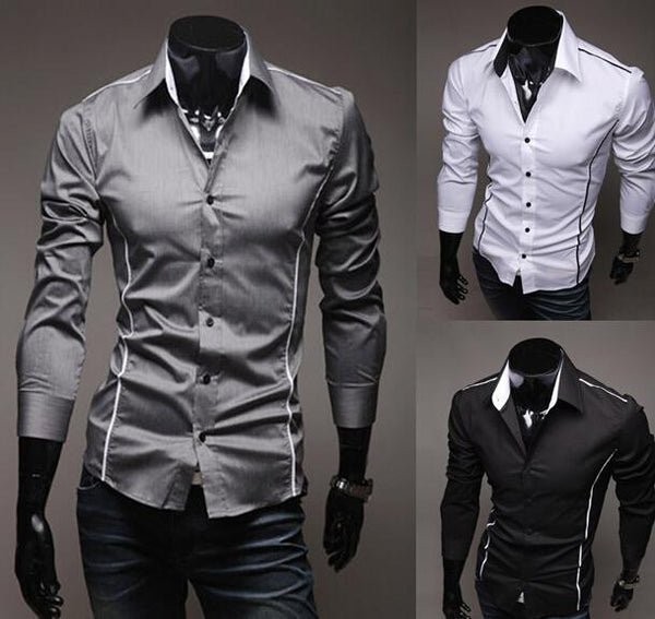 Men Cotton Slim Men Shirt