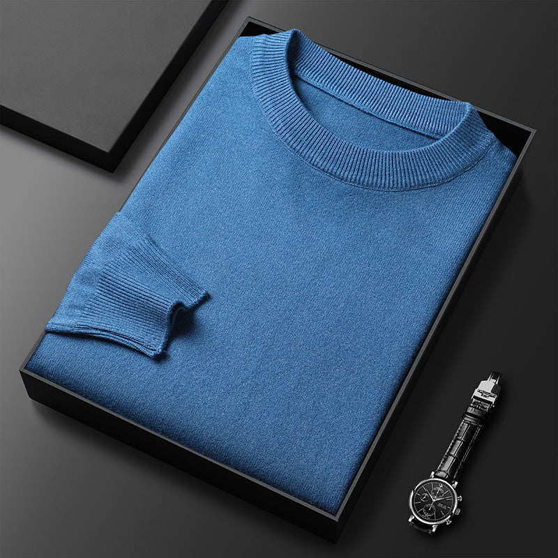 Autumn And Winter Knitting Bottoming Shirt Men