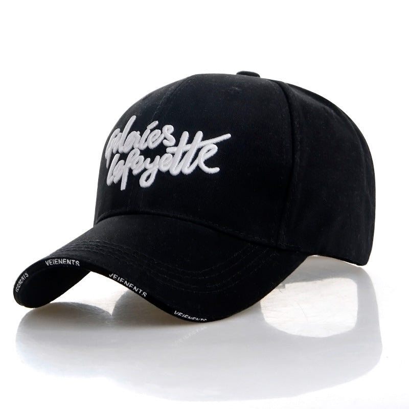 Alphabet baseball visor cap