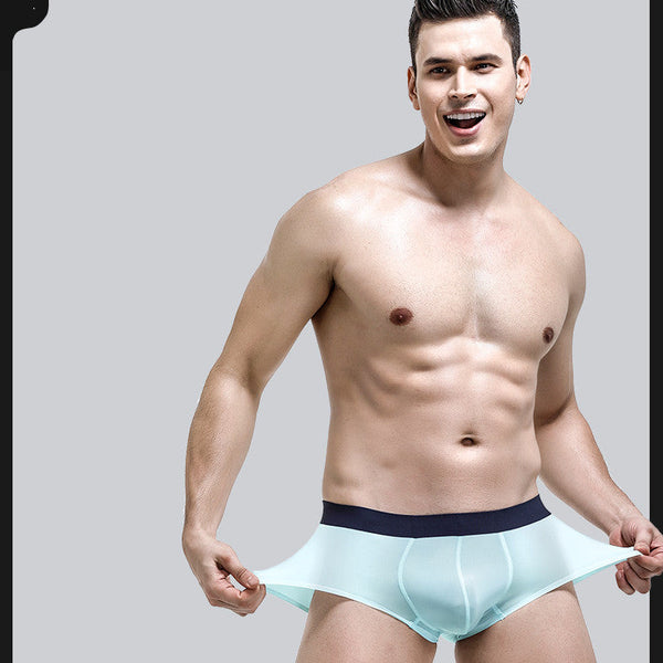 Super Thin Ice Silk Seamless Boxer Pants