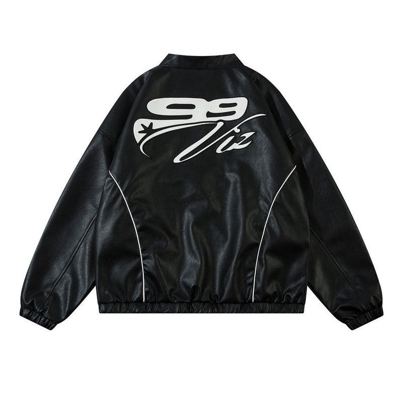 European And American Rock Men's Locomotive Racing jacket