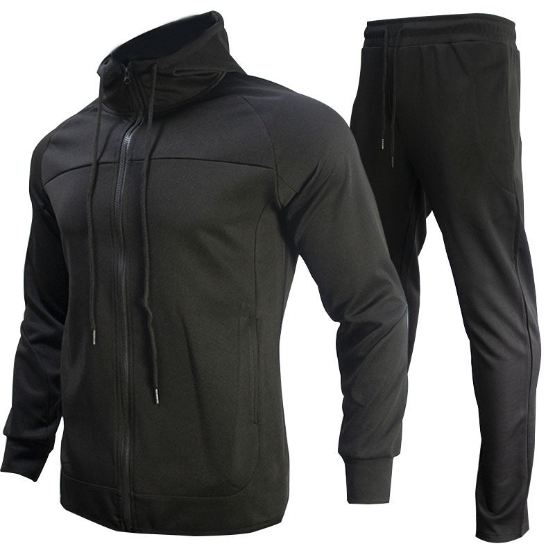 Hooded Autumn Jacket Sports Casual trackSuit Men