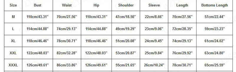 Short Sleeve Shorts Suit Summer