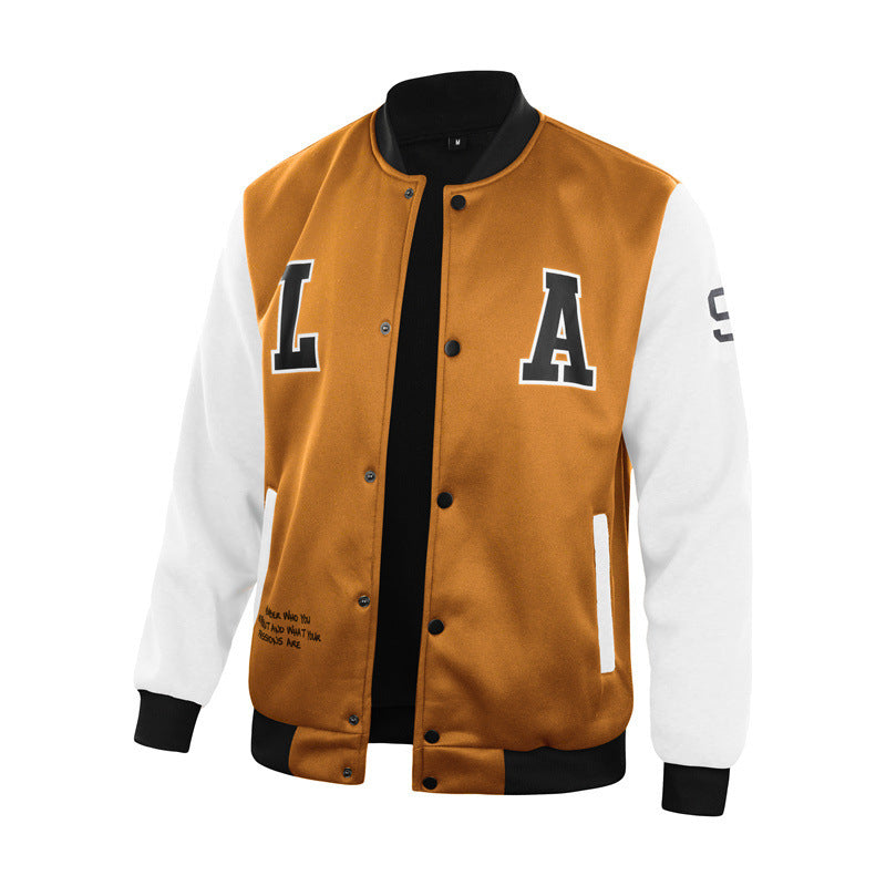 Couple's Outdoor Sports And Casual Baseball Coat