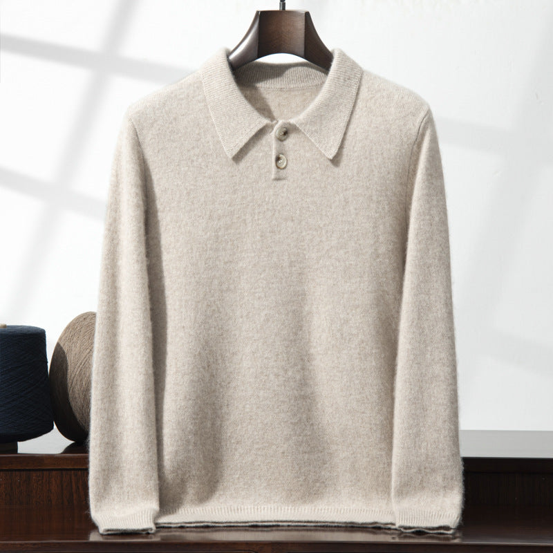 Men's Knitted Autumn And Winter Leisure Long Sleeve Pullover sweater
