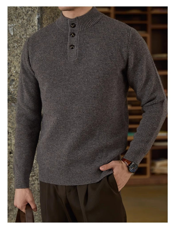 American Casual Half Turtleneck Knitted sweater