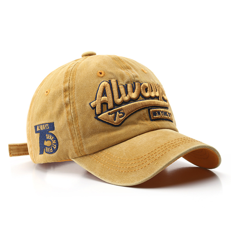 Letter Embroidery Baseball Cap