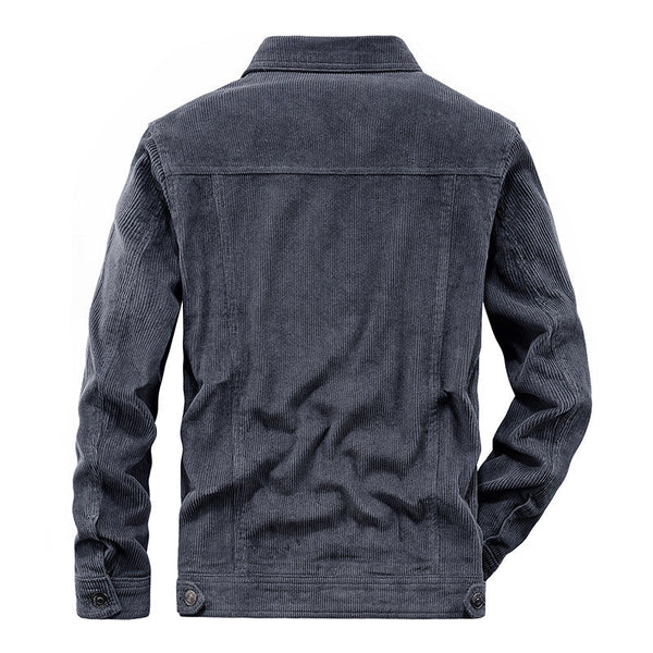 Vintage Corduroy Men's Spring And Autumn Thin Jacket