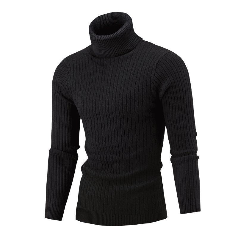 Men's Turtleneck Long Sleeve Sweater