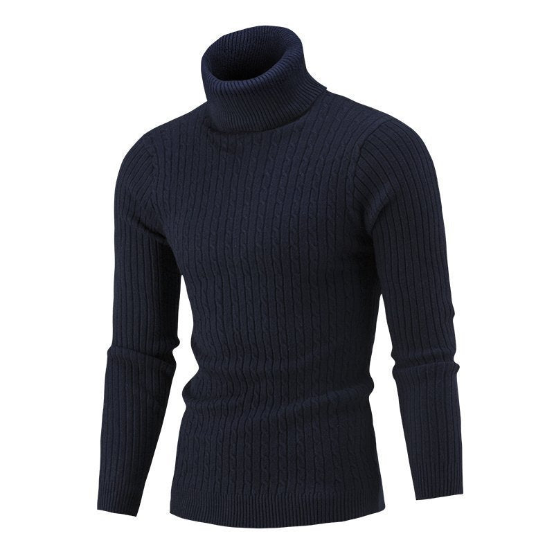 Men's Turtleneck Long Sleeve Sweater