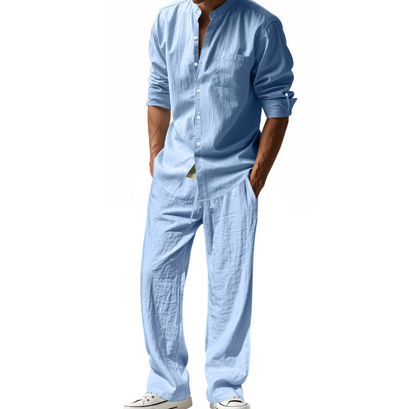 Loose Long-sleeved Trousers Shirt suit