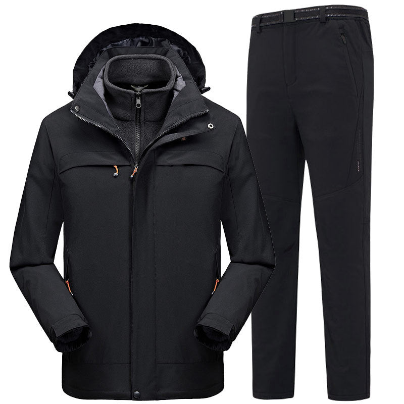 Three-in-one jacket jumpsuit men