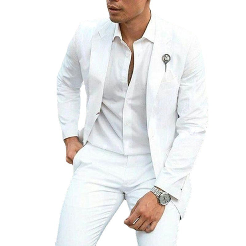 Men's Two-piece Grooms Suit