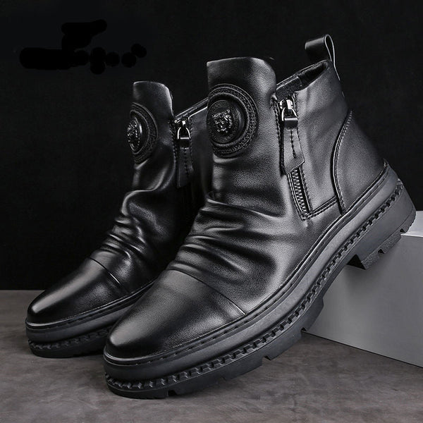 Men's All-match High-top With Velvet Tactical Military Boots