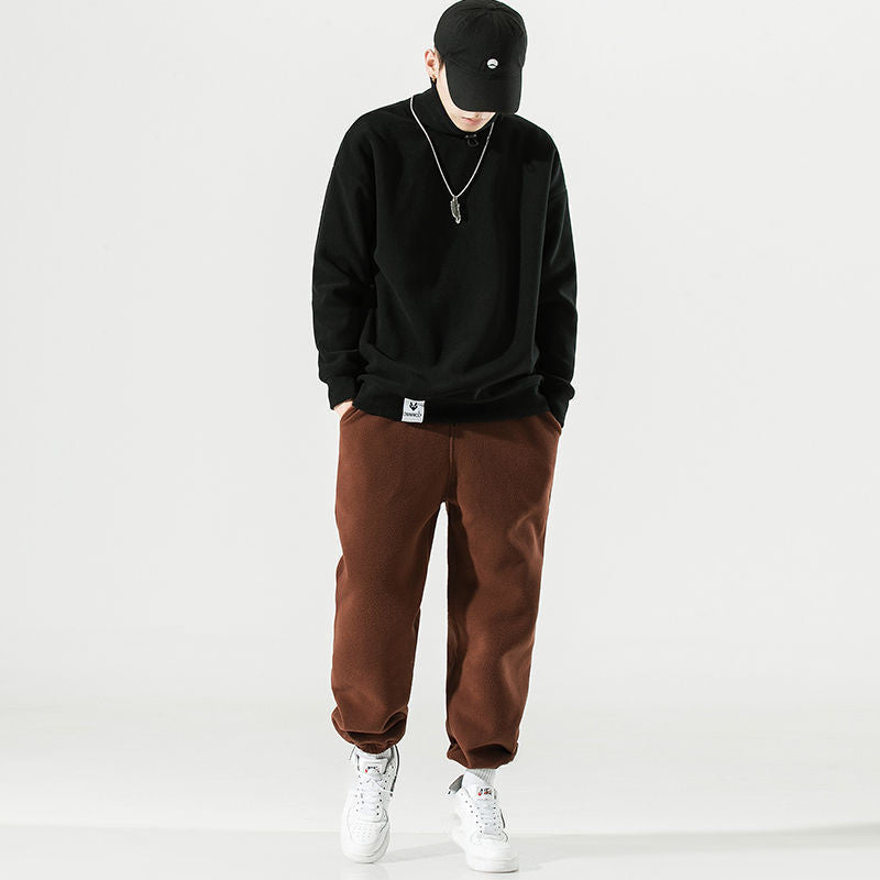 Warm Polar Fleece Casual JumpSuit Men