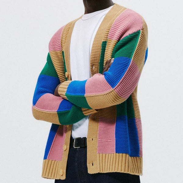 Men's Knitwear European And American Cardigan Sweater