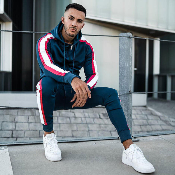 Hooded Contrasting Baseball Uniform