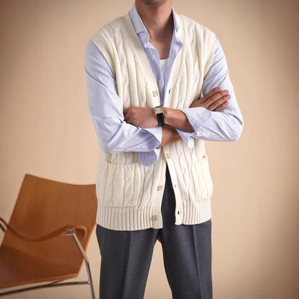 Aoyang Woolen Vest Sweater