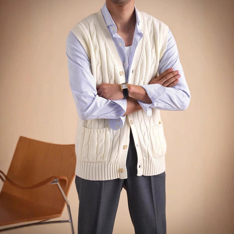 Aoyang Woolen Vest Sweater