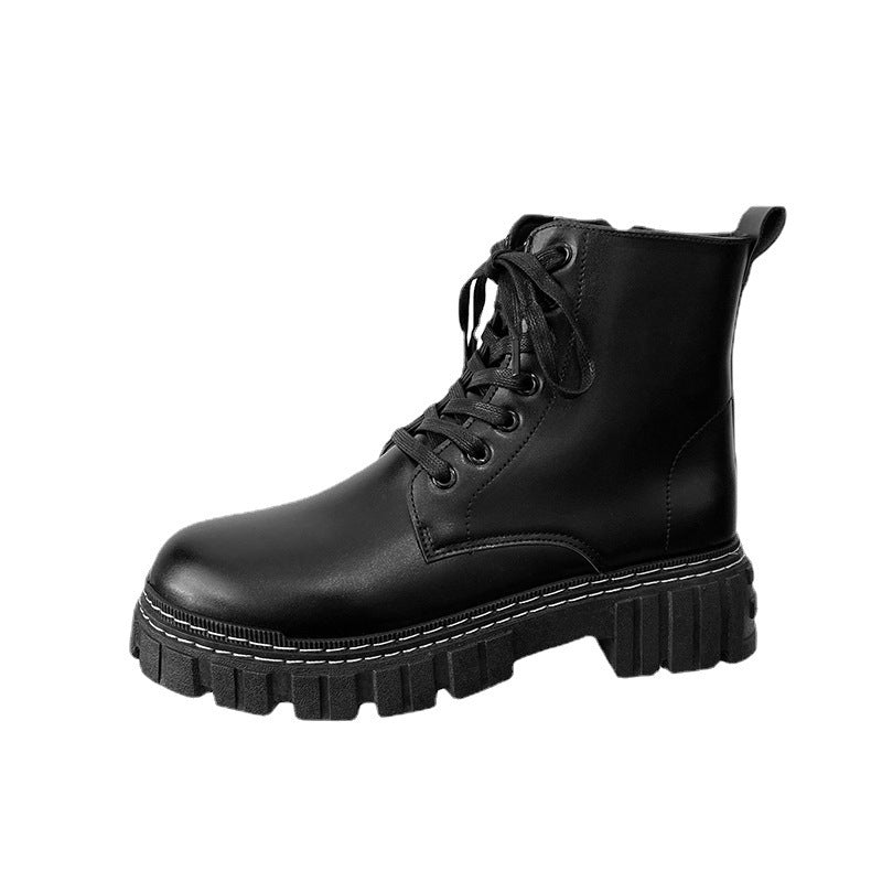 Martin Boots Men's British Style Side Zipper boots
