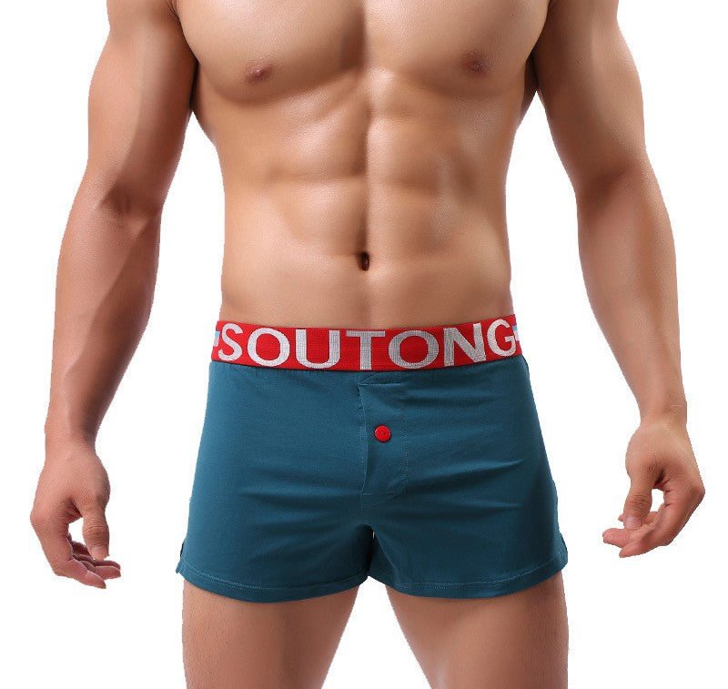 Men's Corner Flat Mouth Panties Cotton Comfortable