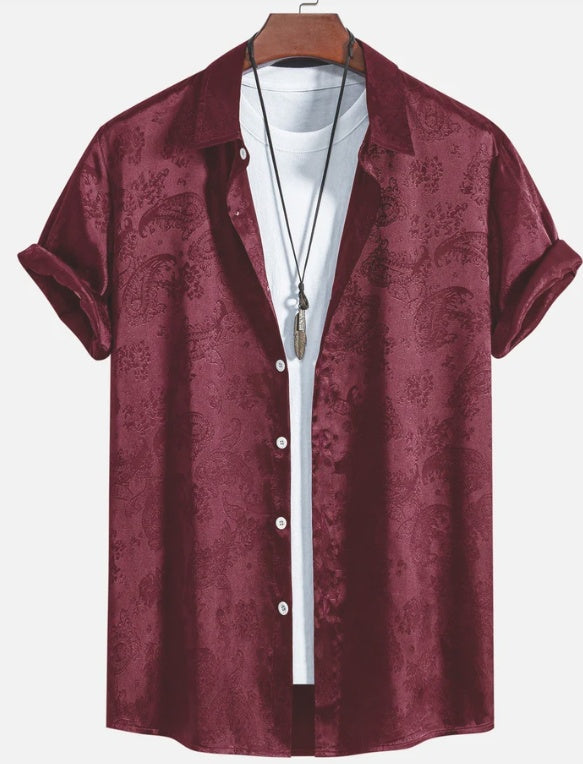Printed Loose Men's Shirt