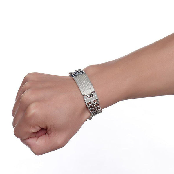 Cross Scripture Bracelet