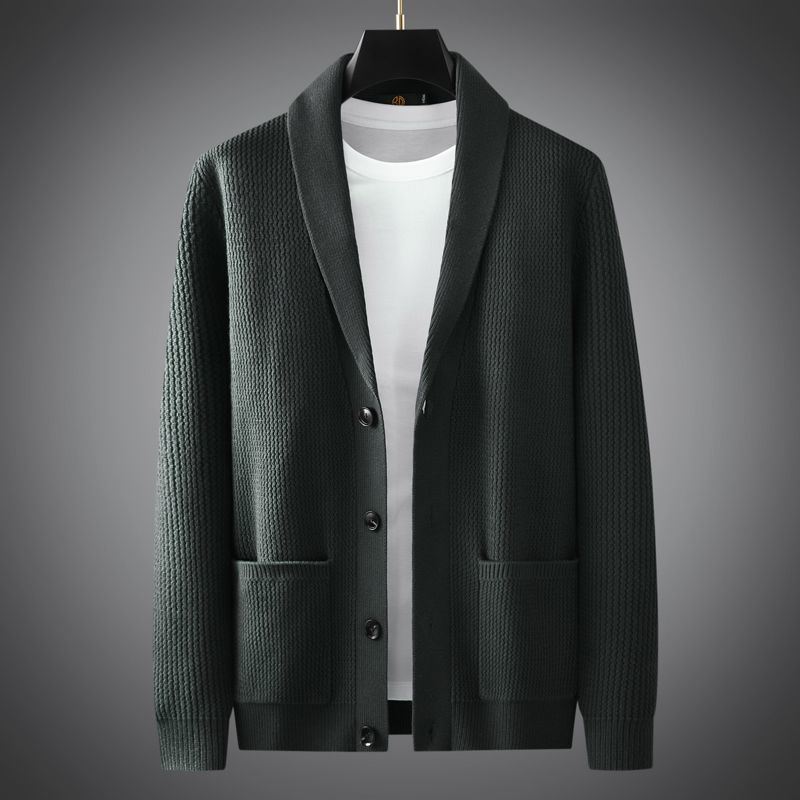 Casual Knitted Coat Men's Comfortable Fashion Slim Fit sweater