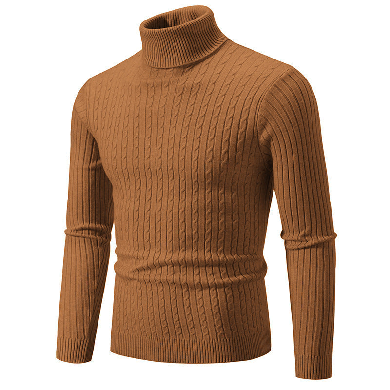 Retro High Collar Bottoming slim Sweater