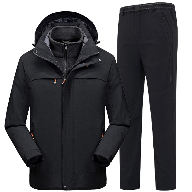 Three-in-one jacket jumpsuit men