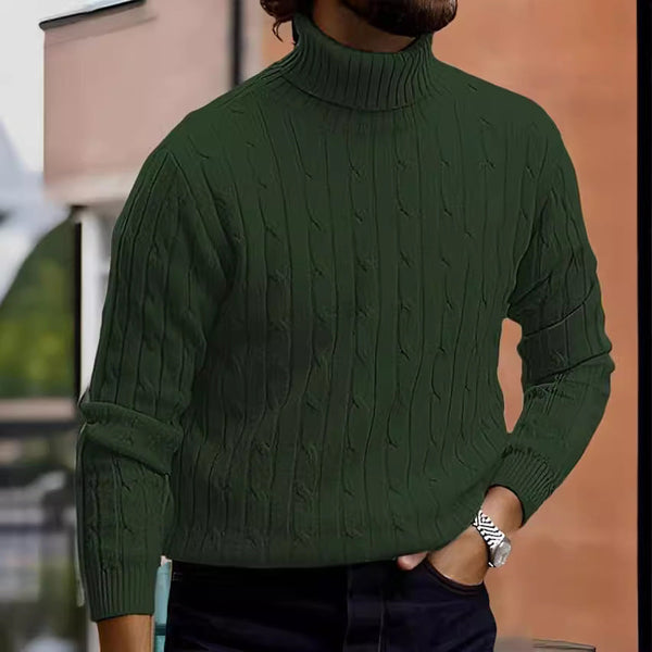 Men's Turtleneck Long Sleeve Sweater