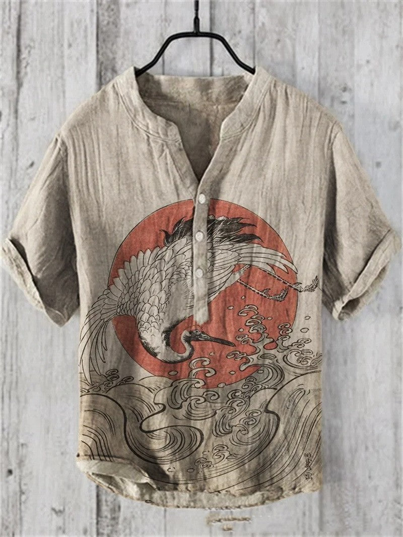Men's three Breasted shirt
