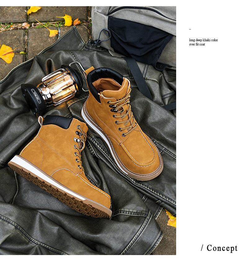 Men's Safety Shoes Deodorant And Breathable Anti-smashing boots