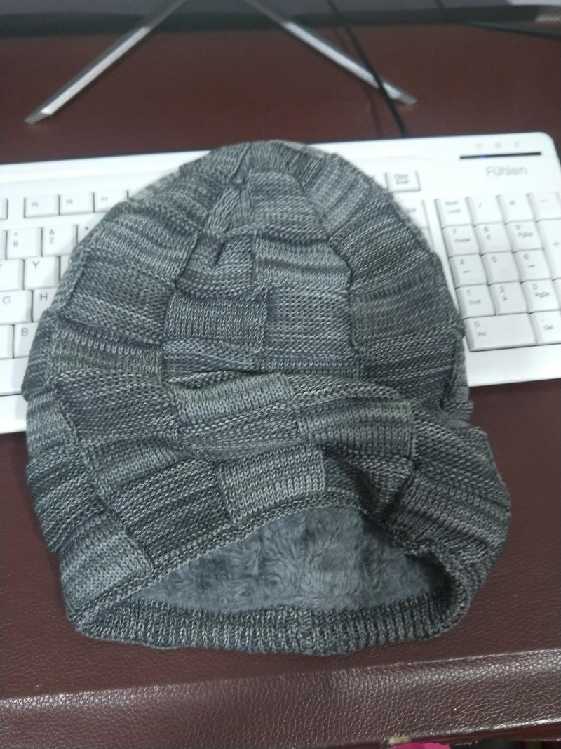 Men women Winter Warm Hat For Unisex Outdoor New Wool Knitted Beanies Skullies Casual Cotton Hats