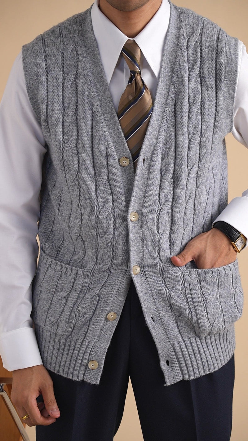 Aoyang Woolen Vest Sweater