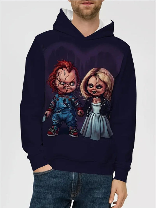 Printed Hooded Sweatshirt