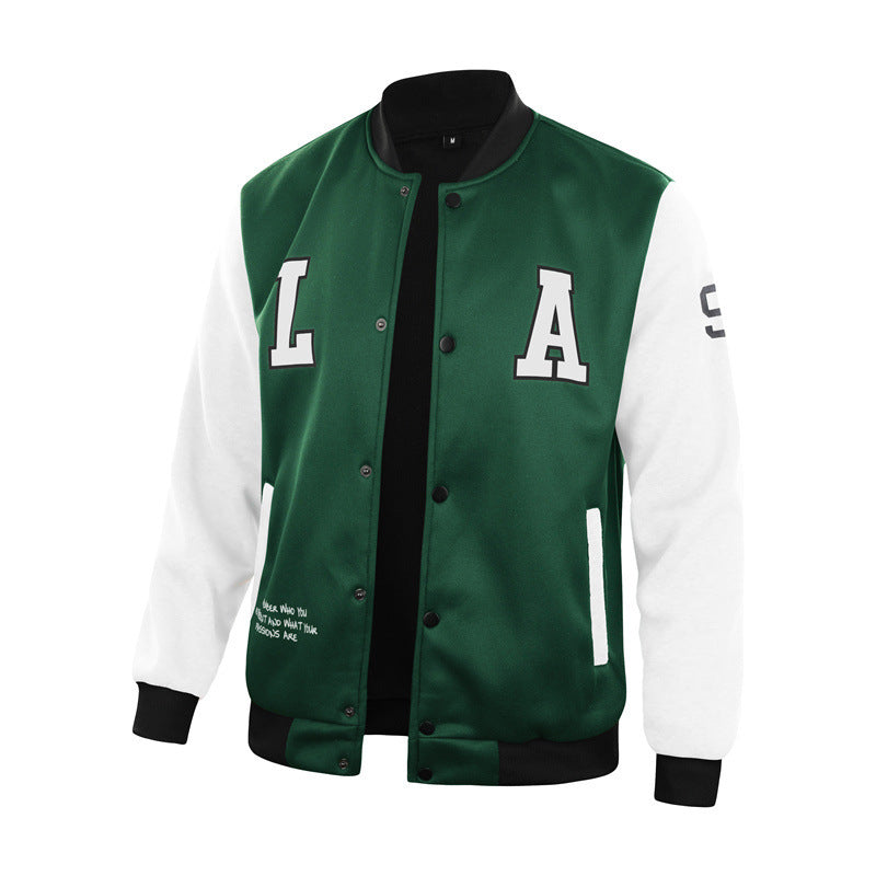 Couple's Outdoor Sports And Casual Baseball Coat