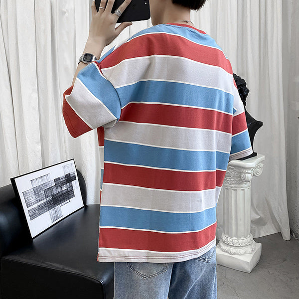 Striped Short-sleeved T-shirt