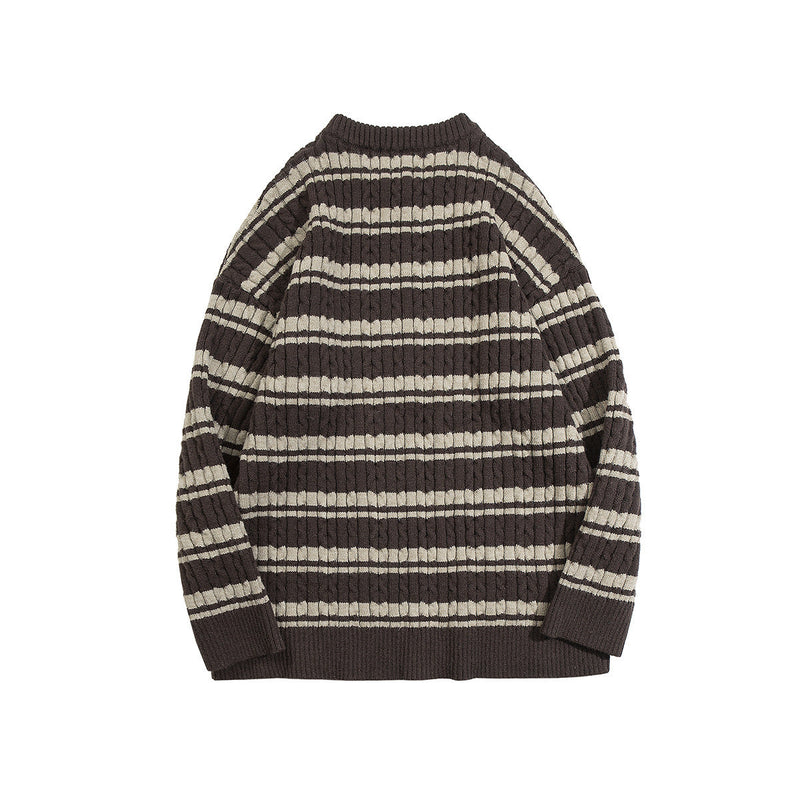 Winter Retro Round Neck couple's sweater