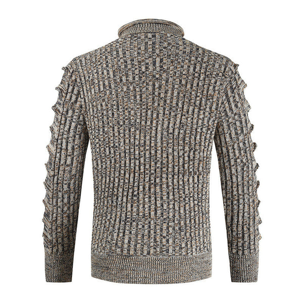 Autumn And Winter Loose Stand Collar Pullover Tether Trend Knitting Sweater Men