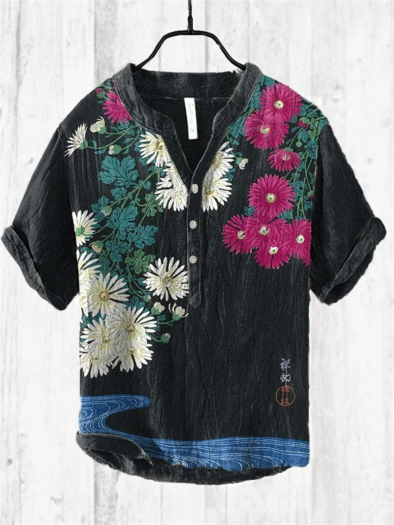 Men's three Breasted shirt