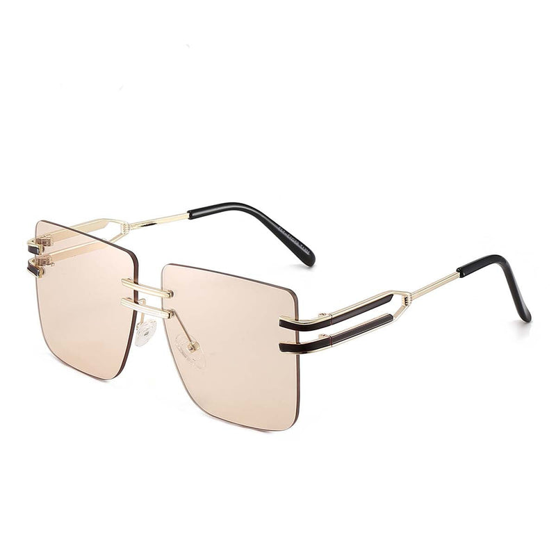 Frameless Square Glasses