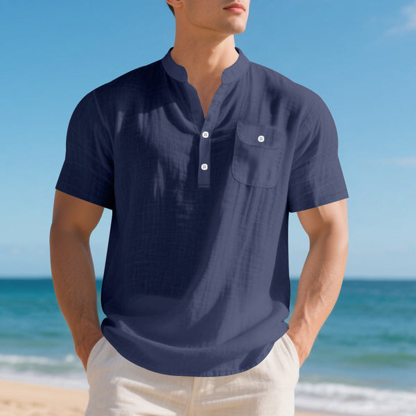 Summer American Linen Men's shirt