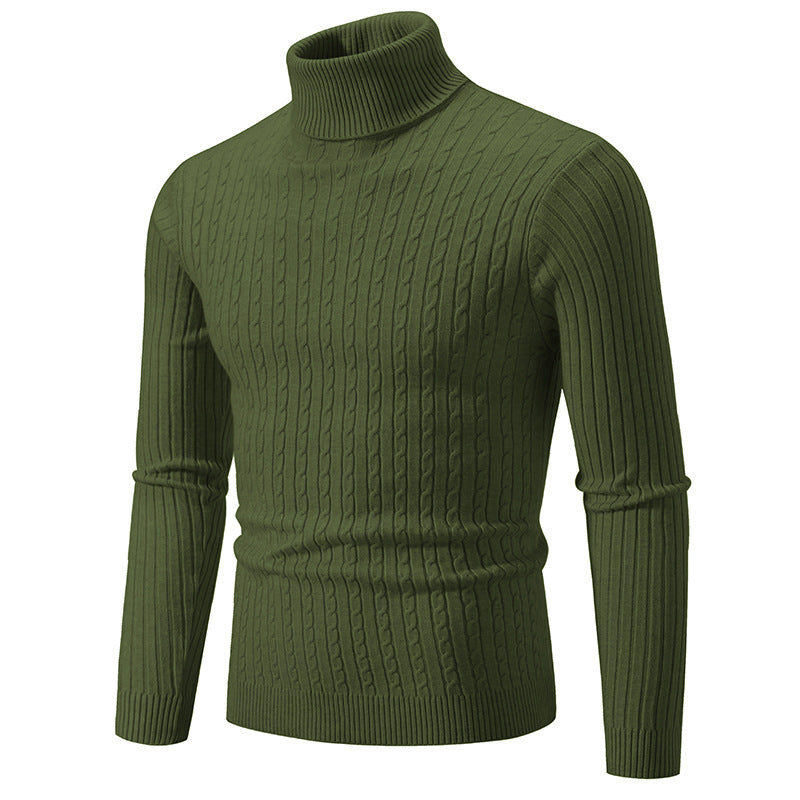 Retro High Collar Bottoming slim Sweater