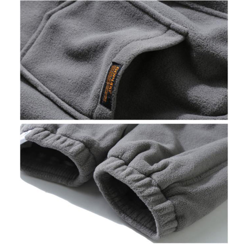 Warm Polar Fleece Casual JumpSuit Men