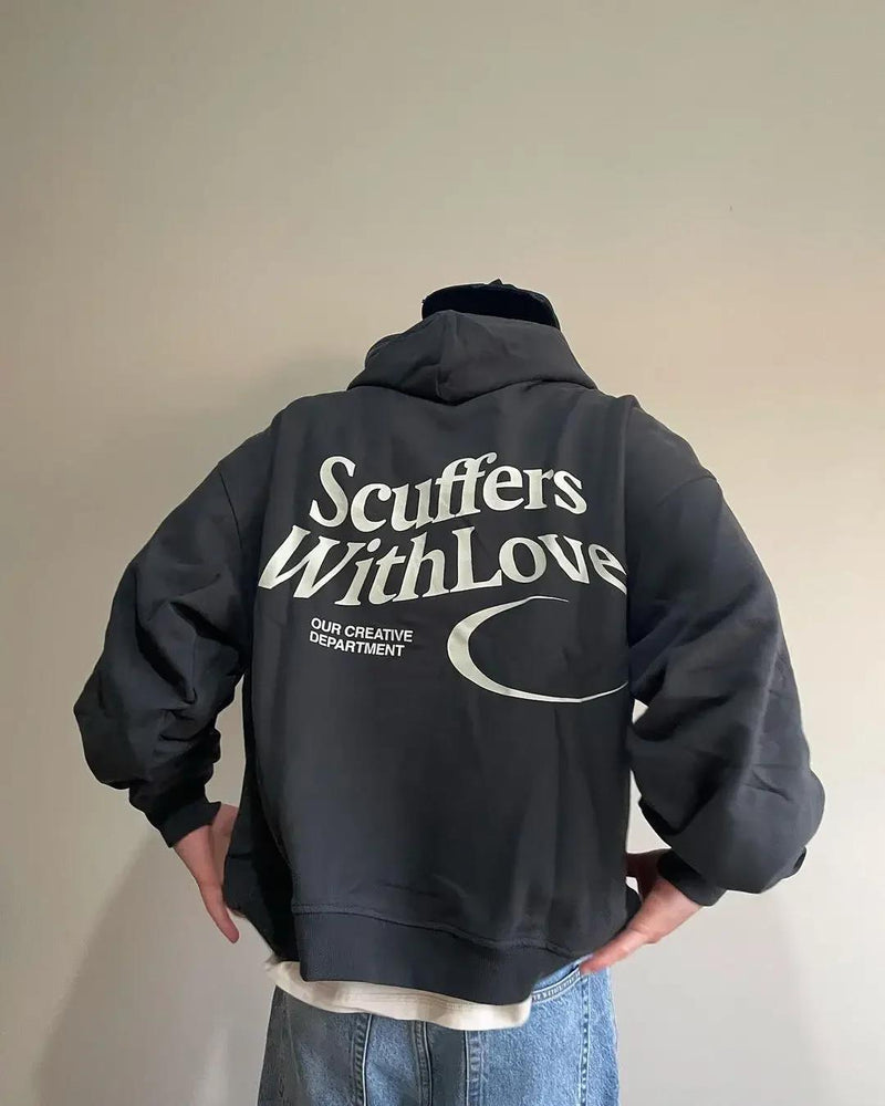 Men's Fashion Letters And Graphics hoodie