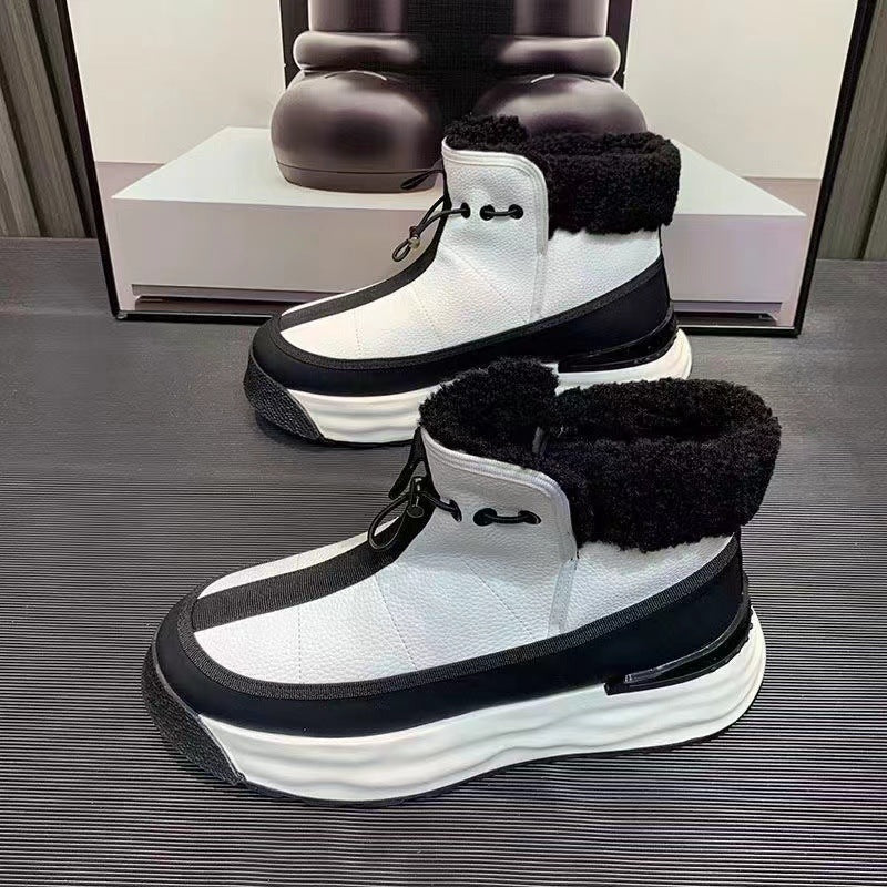 High-top Platform Men's Genuine Leather Shoes